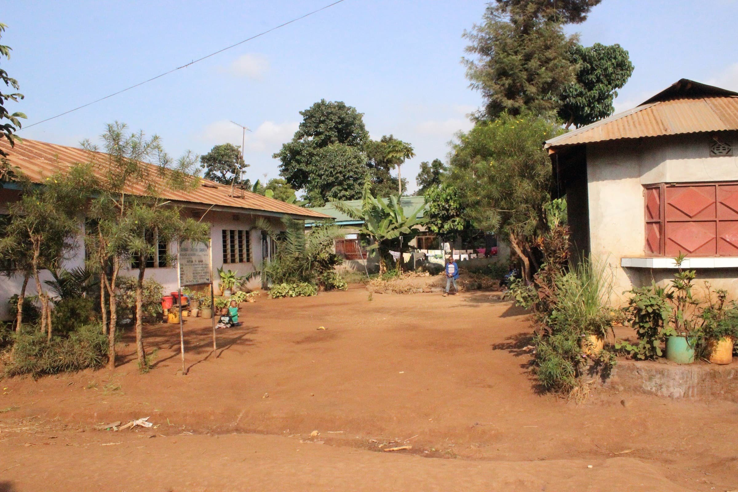 A street scene in Moshi, Tanzania